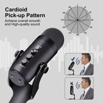 Microfono a condensatore USB da tavolo JMARY MC-PW8
