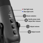 Microfono a condensatore USB da tavolo JMARY MC-PW8