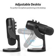 Microfono a condensatore USB da tavolo JMARY MC-PW8