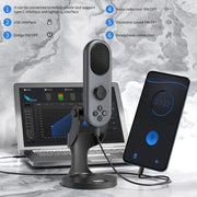 Microfono cardioide da tavolo USB con riduzione rumore