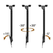 NB T560-15 Supporto TV telescopico Staffa da soffitto per televisore LCD da 32-65 pollici, T560-15