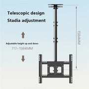 NB T560-15 Supporto TV telescopico Staffa da soffitto per televisore LCD da 32-65 pollici, T560-15