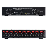 4 ingressi 4 uscite amplificatore di potenza selettore altoparlante commutatore comparatore altoparlante, 4 Input 4 Ooutput