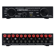 Selettore altoparlante amplificatore di potenza 4 ingressi 2 uscite o 2 ingressi 4 uscite, 4 Input 2 Output or 2 In 4 Out