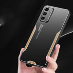 Custodia per telefono ibrida in metallo TPU serie Blade, For Galaxy A15, For Galaxy A05, For Galaxy A05s, For Galaxy S23 FE 5G, For Galaxy S23+ 5G, For Galaxy S23 5G