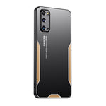 Custodia per telefono ibrida in metallo TPU serie Blade, For Galaxy S21 5G, For Galaxy S21+ 5G, For Galaxy S20 Ultra, For Galaxy S20, For Galaxy S20+