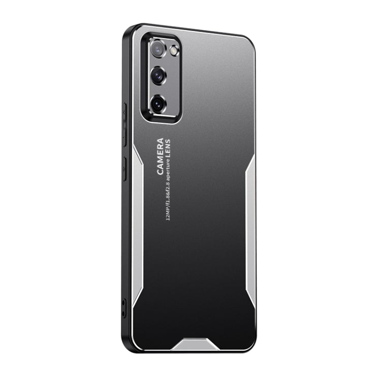 Custodia per telefono ibrida in metallo TPU serie Blade, For Galaxy A14, For Galaxy S20 FE, For Galaxy S22+ 5G, For Galaxy S22 5G, For Galaxy S21 FE 5G, For Galaxy A52 5G