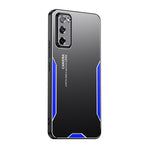 Custodia per telefono ibrida in metallo TPU serie Blade, For Galaxy A14, For Galaxy S20 FE, For Galaxy S22+ 5G, For Galaxy S22 5G, For Galaxy S21 FE 5G, For Galaxy A52 5G