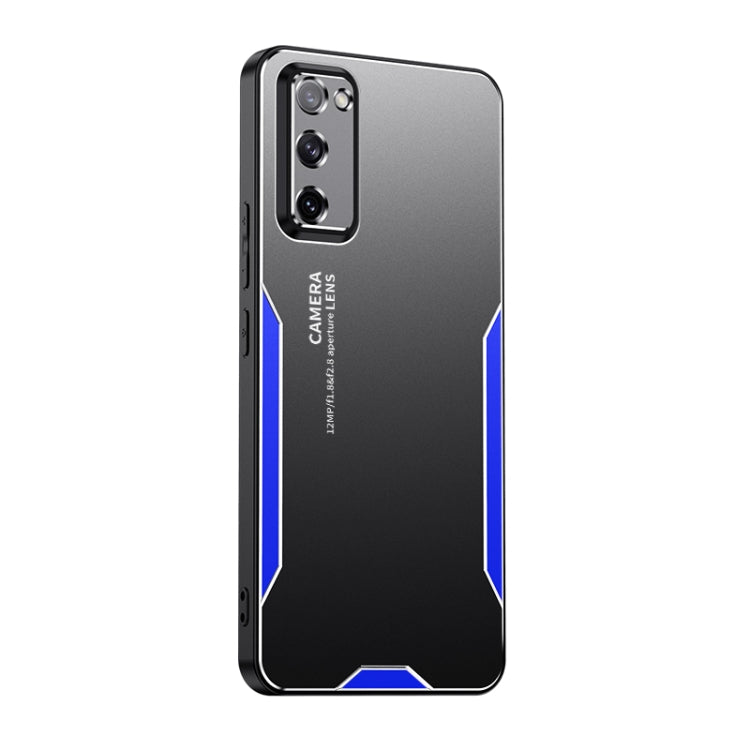 Custodia per telefono ibrida in metallo TPU serie Blade, For Galaxy A14, For Galaxy S20 FE, For Galaxy S22+ 5G, For Galaxy S22 5G, For Galaxy S21 FE 5G, For Galaxy A52 5G