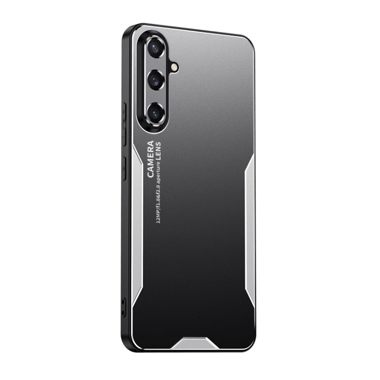 Custodia per telefono ibrida in metallo TPU serie Blade, For Galaxy A15, For Galaxy A05, For Galaxy A05s, For Galaxy S23 FE 5G, For Galaxy S23+ 5G, For Galaxy S23 5G