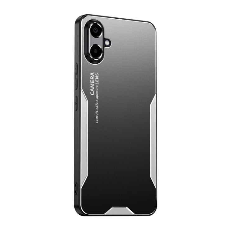 Custodia per telefono ibrida in metallo TPU serie Blade, For Galaxy A36 5G, For Galaxy S25 5G, For Galaxy S25+ 5G, For Galaxy S25 Ultra 5G, For Galaxy A16 5G, For Galaxy A06 4G