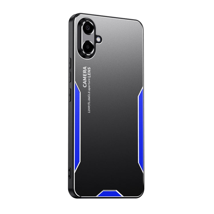 Custodia per telefono ibrida in metallo TPU serie Blade, For Galaxy A36 5G, For Galaxy S25 5G, For Galaxy S25+ 5G, For Galaxy S25 Ultra 5G, For Galaxy A16 5G, For Galaxy A06 4G