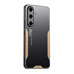 Custodia per telefono ibrida in metallo TPU serie Blade, For Galaxy S24 FE 5G, For Galaxy A55 5G, For Galaxy A35 5G, For Galaxy S24 Ultra 5G, For Galaxy S24+ 5G, For Galaxy S24 5G