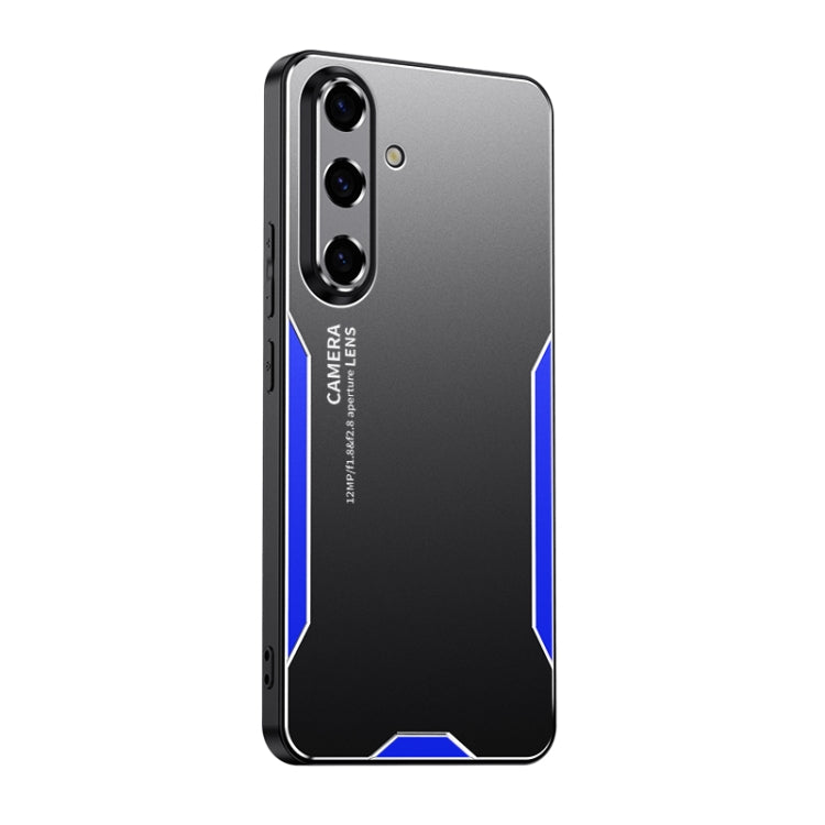 Custodia per telefono ibrida in metallo TPU serie Blade, For Galaxy S24 FE 5G, For Galaxy A55 5G, For Galaxy A35 5G, For Galaxy S24 Ultra 5G, For Galaxy S24+ 5G, For Galaxy S24 5G