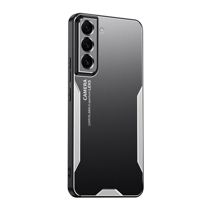 Custodia per telefono ibrida in metallo TPU serie Blade, For Galaxy A14, For Galaxy S20 FE, For Galaxy S22+ 5G, For Galaxy S22 5G, For Galaxy S21 FE 5G, For Galaxy A52 5G