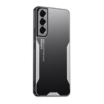 Custodia per telefono ibrida in metallo TPU serie Blade, For Galaxy A14, For Galaxy S20 FE, For Galaxy S22+ 5G, For Galaxy S22 5G, For Galaxy S21 FE 5G, For Galaxy A52 5G