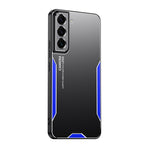 Custodia per telefono ibrida in metallo TPU serie Blade, For Galaxy A14, For Galaxy S20 FE, For Galaxy S22+ 5G, For Galaxy S22 5G, For Galaxy S21 FE 5G, For Galaxy A52 5G