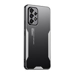 Custodia per telefono ibrida in metallo TPU serie Blade, For Galaxy A14, For Galaxy S20 FE, For Galaxy S22+ 5G, For Galaxy S22 5G, For Galaxy S21 FE 5G, For Galaxy A52 5G