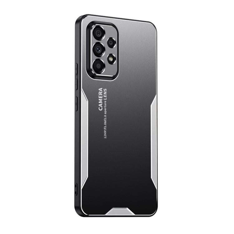 Custodia per telefono ibrida in metallo TPU serie Blade, For Galaxy A14, For Galaxy S20 FE, For Galaxy S22+ 5G, For Galaxy S22 5G, For Galaxy S21 FE 5G, For Galaxy A52 5G