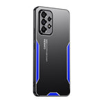 Custodia per telefono ibrida in metallo TPU serie Blade, For Galaxy A14, For Galaxy S20 FE, For Galaxy S22+ 5G, For Galaxy S22 5G, For Galaxy S21 FE 5G, For Galaxy A52 5G