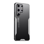 Custodia per telefono ibrida in metallo TPU serie Blade, For Galaxy A36 5G, For Galaxy S25 5G, For Galaxy S25+ 5G, For Galaxy S25 Ultra 5G, For Galaxy A16 5G, For Galaxy A06 4G