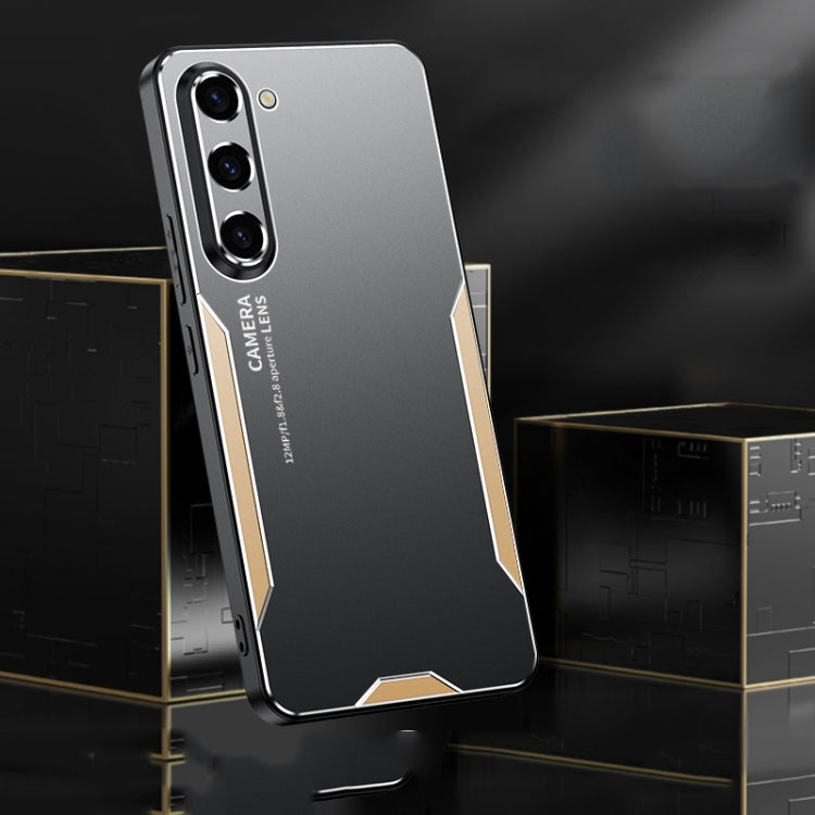 Custodia per telefono ibrida in metallo TPU serie Blade, For Galaxy A36 5G, For Galaxy S25 5G, For Galaxy S25+ 5G, For Galaxy S25 Ultra 5G, For Galaxy A16 5G, For Galaxy A06 4G