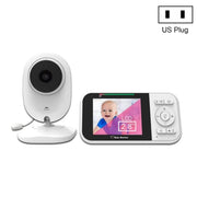 218 Videocamera di sicurezza per bambini vocale bidirezionale con rilevamento della temperatura Monitor per bambini LCD da 2,8 pollici, 218