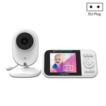 218 Videocamera di sicurezza per bambini vocale bidirezionale con rilevamento della temperatura Monitor per bambini LCD da 2,8 pollici, 218
