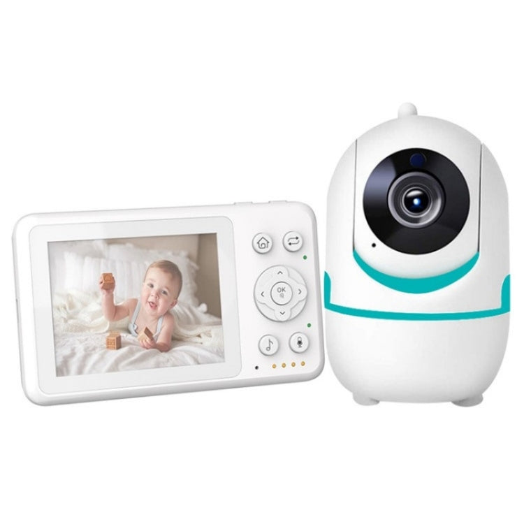 D031 Telecamera di sicurezza per bambini domestica con ninne nanne integrate vocale a 2 vie Monitor per bambini LCD da 3,2 pollici, D031