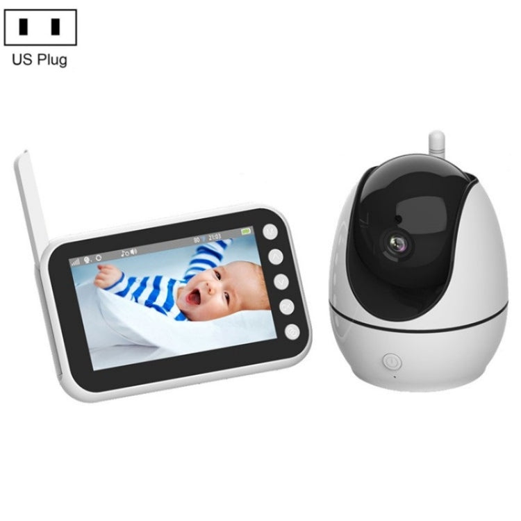 ABM200 supporta la visualizzazione della temperatura vocale bidirezionale Lettore musicale per baby monitor video da 4,5 pollici, ABM200