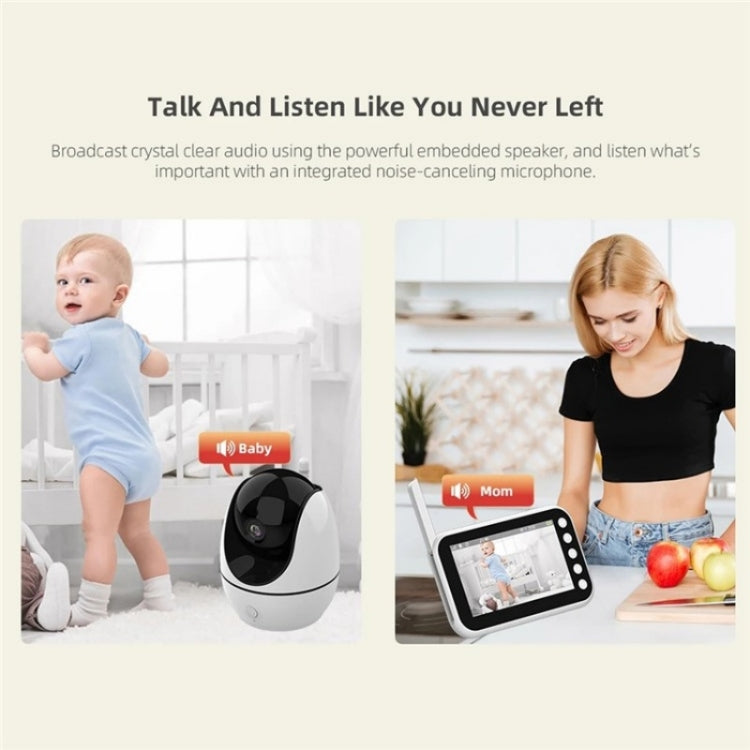Baby monitor video 4,5" ABM200 con temperatura e interfono