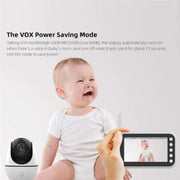 ABM200 supporta la visualizzazione della temperatura vocale bidirezionale Lettore musicale per baby monitor video da 4,5 pollici, ABM200