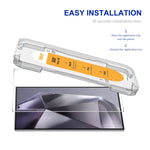 ENKAY Pellicola in vetro pieno di silicio ad alto contenuto di allumina da 0,18 mm di facile installazione, supporta lo sblocco a ultrasuoni, For Samsung Galaxy S24 Ultra 5G, For Samsung Galaxy S24+ 5G, For Samsung Galaxy S24 5G                        ...