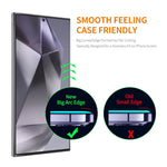 ENKAY Pellicola in vetro pieno di silicio ad alto contenuto di allumina da 0,18 mm di facile installazione, supporta lo sblocco a ultrasuoni, For Samsung Galaxy S24 Ultra 5G, For Samsung Galaxy S24+ 5G, For Samsung Galaxy S24 5G                        ...