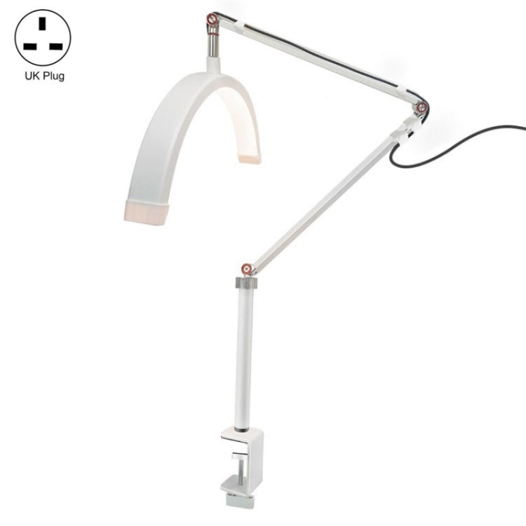 HD-M3X Per extension ciglia/tattoo/lampada per illuminazione nail art Lampada da scrivania a mezzaluna con clip da 16 pollici, US Plug, UK Plug, EU Plug, AU Plug
