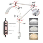 Lampada da scrivania a mezzaluna HD-M3X 16" con clip