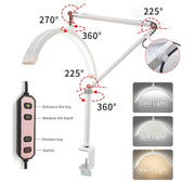 Lampada da scrivania a mezzaluna HD-M3X 16" con clip