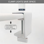 Lampada da scrivania a mezzaluna HD-M3X 16" con clip