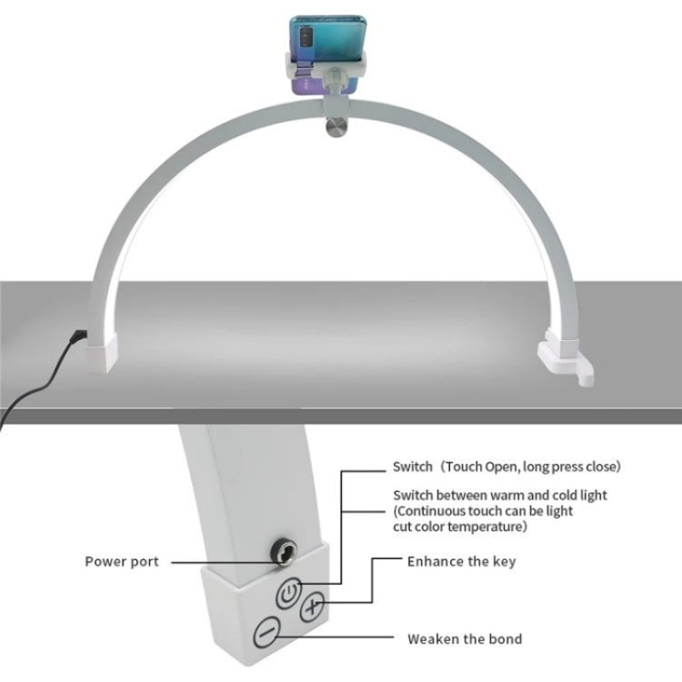 Lampada LED pieghevole per nail art con controllo touch