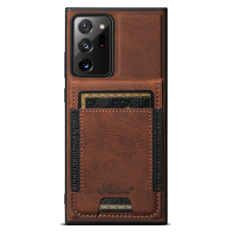 Custodia per telefono a portafoglio staccabile in pelle con texture litchi Suteni H17, For Samsung Galaxy S22+ 5G, For Samsung Galaxy S22 5G, For Samsung Galaxy Note20 Ultra, For Samsung Galaxy Note20