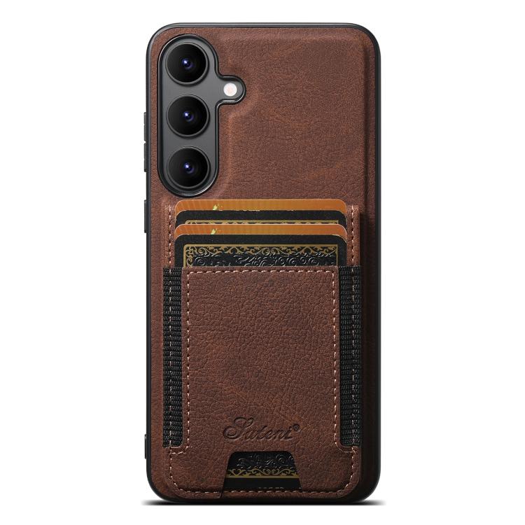 Custodia per telefono a portafoglio staccabile in pelle con texture litchi Suteni H17, For Samsung Galaxy S26+ 5G, For Samsung Galaxy S26 Ultra 5G, For Samsung Galaxy S25 5G, For Samsung Galaxy S25+ 5G, For Samsung Galaxy S25 Ultra 5G                  ...
