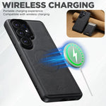 Custodia per telefono a portafoglio staccabile in pelle con texture litchi Suteni H17, For Samsung Galaxy S26+ 5G, For Samsung Galaxy S26 Ultra 5G, For Samsung Galaxy S25 5G, For Samsung Galaxy S25+ 5G, For Samsung Galaxy S25 Ultra 5G                  ...