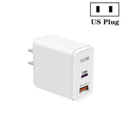 QC5.0 Caricatore telefonico con protocollo completo USB / PD25W Type-C a ricarica super veloce, presa americana, US Plug
