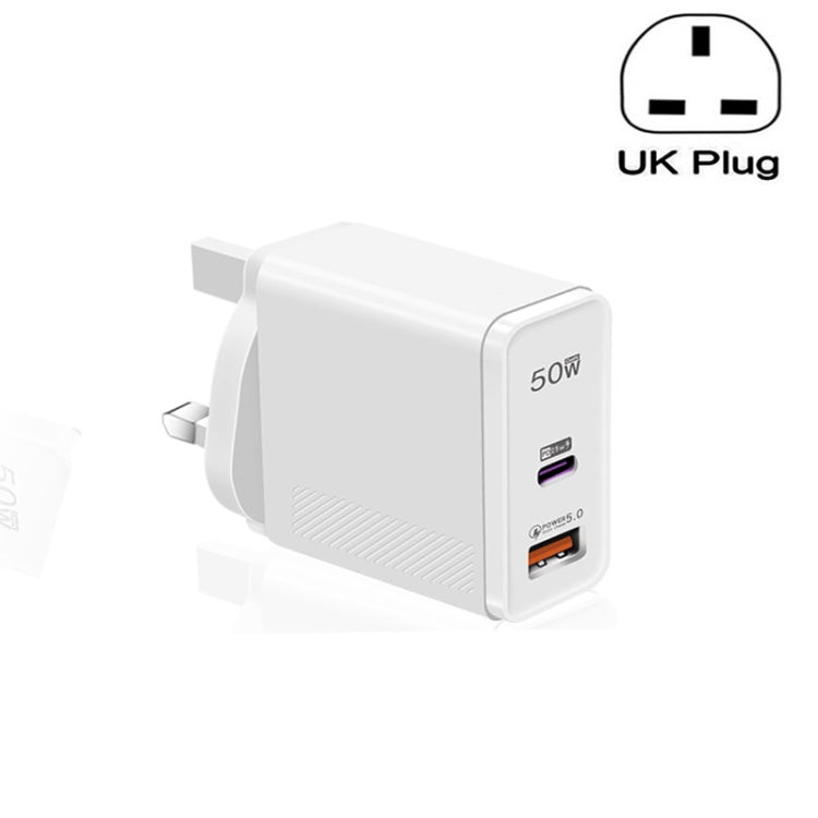 Caricabatterie USB PD 25W Tipo C con presa UK