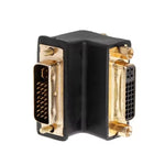 Adattatore di estensione DVI 24+5 DVI-I digitale dual link maschio-femmina ad angolo retto da 90 gradi per monitor LCD HDTV