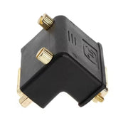 Adattatore di estensione DVI 24+5 DVI-I digitale dual link maschio-femmina ad angolo retto da 90 gradi per monitor LCD HDTV