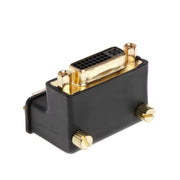 Adattatore di estensione DVI 24+5 DVI-I digitale dual link maschio-femmina ad angolo retto da 90 gradi per monitor LCD HDTV