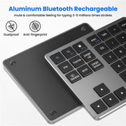K-35 Tastiera per computer portatile Accessori per tablet a 35 tasti Tastiera Bluetooth