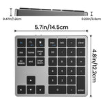 K-35 Tastiera per computer portatile Accessori per tablet a 35 tasti Tastiera Bluetooth