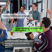 Traduttore vocale intelligente con riduzione del rumore M8, auricolare Bluetooth TWS, 144 lingue, auricolari per traduzione, M8